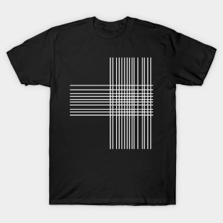 Part Weave Black T-Shirt